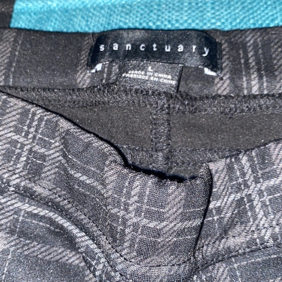 Sanctuary Black and Gray Leggings Skinny/straight leggings Size Large - Picture 3 of 7